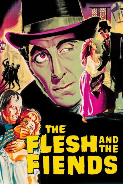 Now Streaming: THE FLESH AND THE FIENDS, Peter Cushing, By Any Means Necessary
